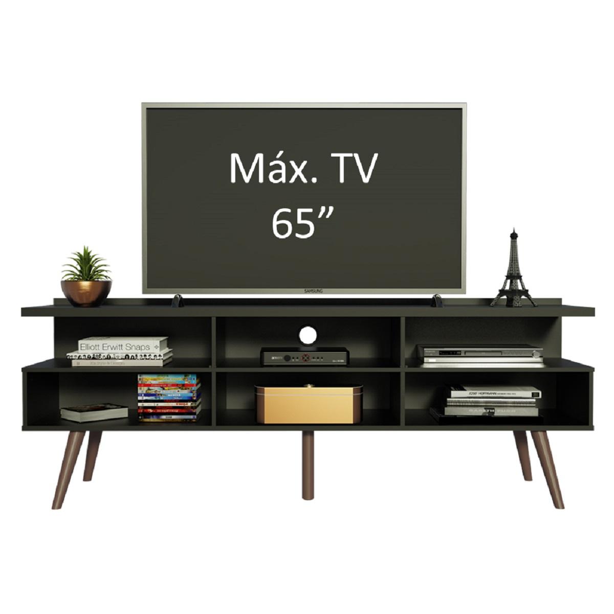 Foto 5 pulgar | Mueble para TV Madesa 60028N1CPC Londres hasta 65'' color Negro