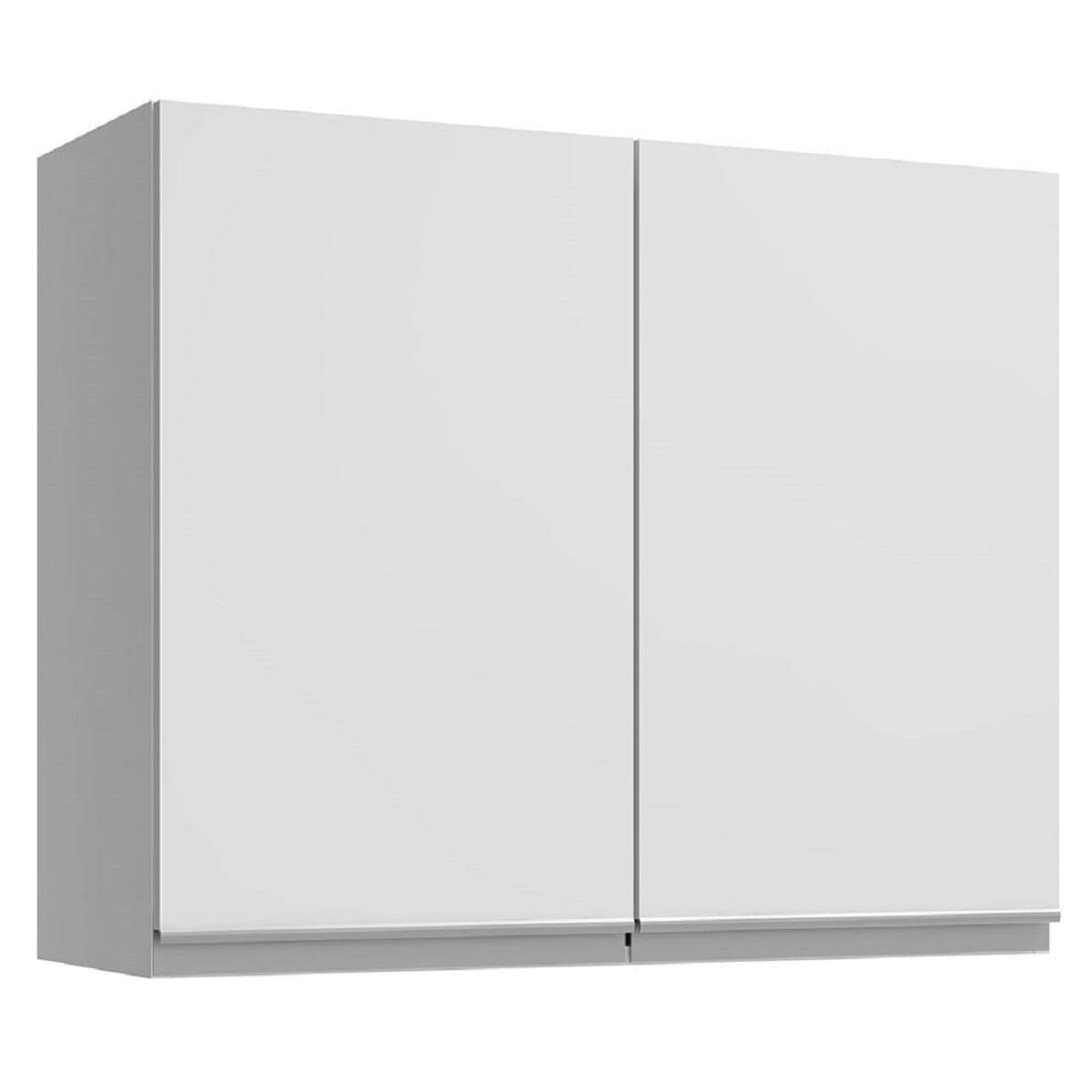 Alacena 2 Puertas 2 Compartimentos Madesa - 80 Cm color Blanco $3,799