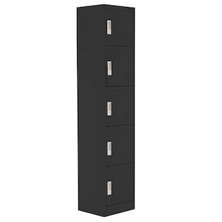 Foto 1 | Casillero de 5 Puertas Guardex Lcl05 color Negro