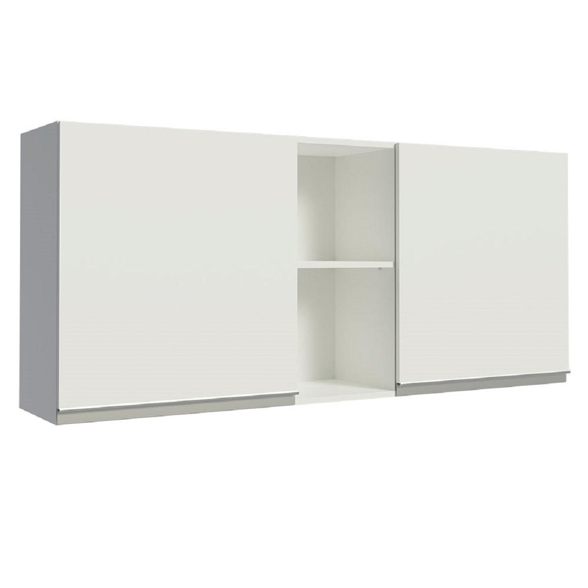 Alacena Madesa 2 Puertas 2 Nichos - 150 Cm color Blanco