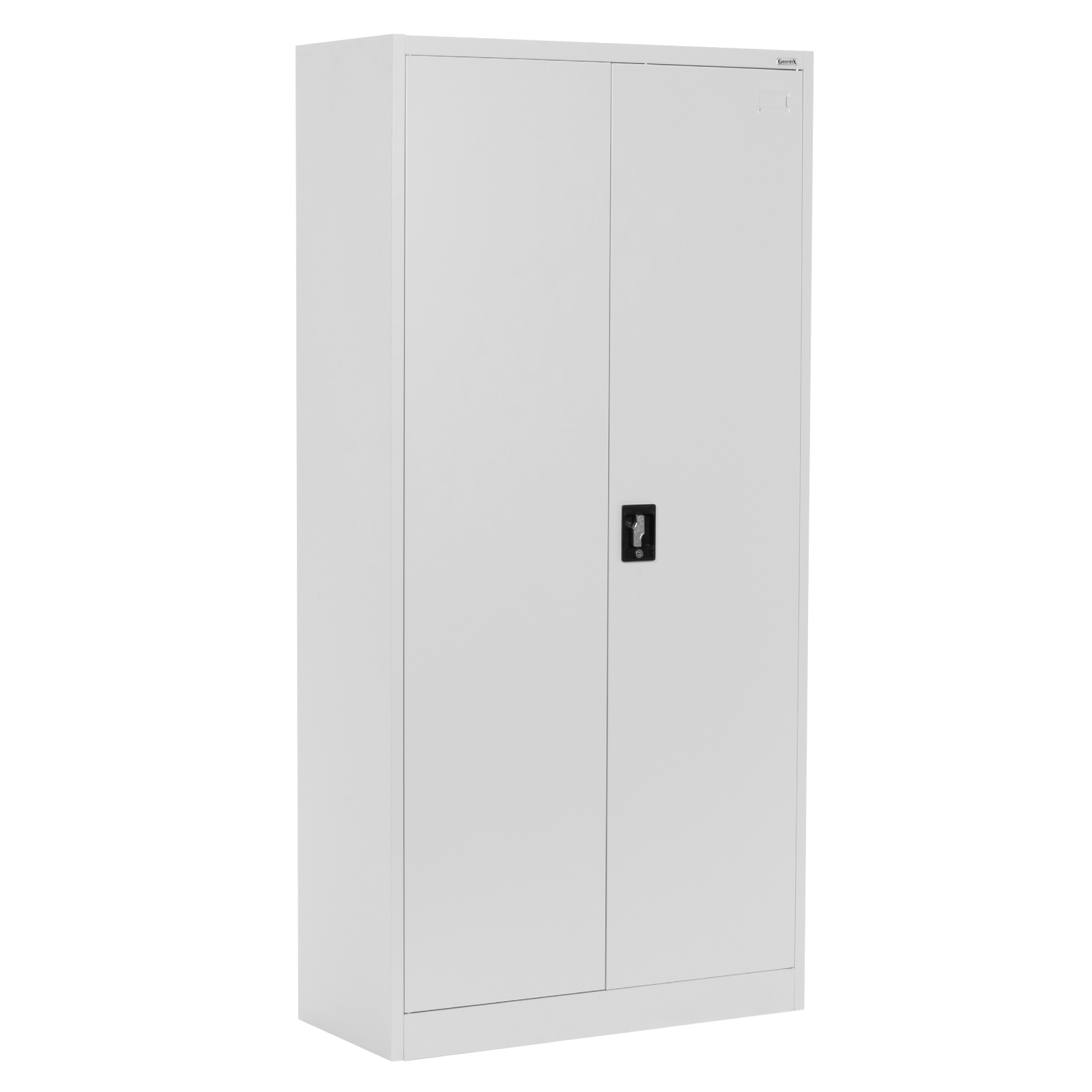 Gabinete Multiusos Gbnmt Metálico C/ Estante Ajustable Y 2 Puertas Color Gris Claro