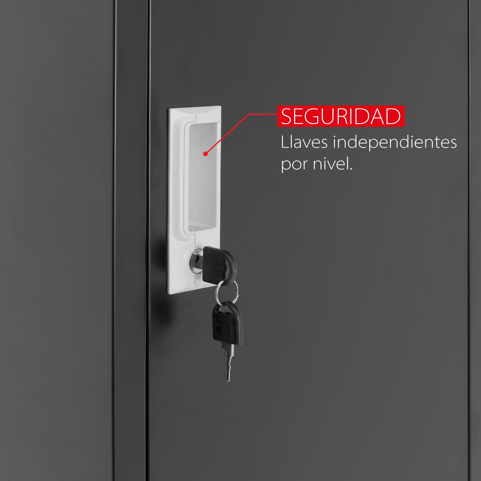 Foto 7 | Locker Casillero Guardex Metálico de 2 Puertas color Negro