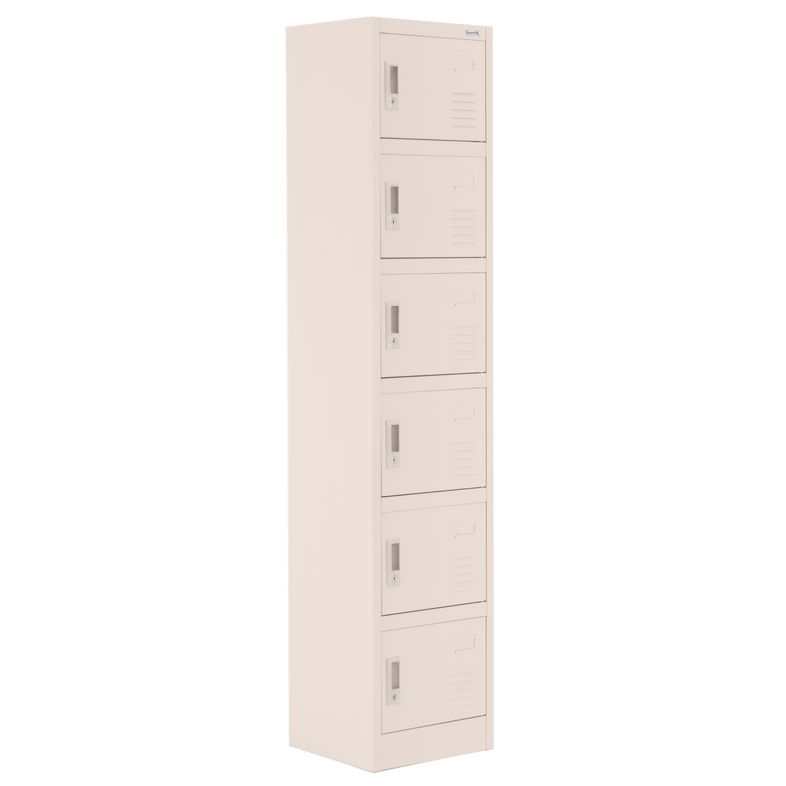 Locker Casillero Guardex Bavaria Metálico 6 Puertas Beige