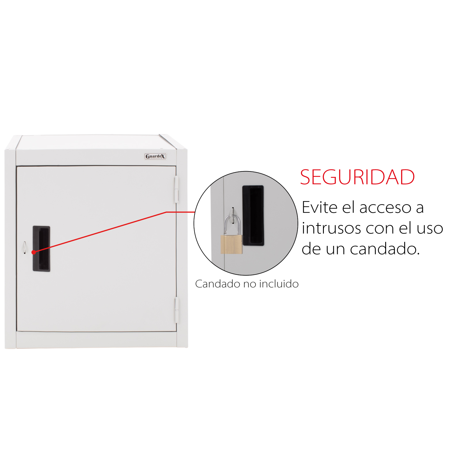 Foto 3 | Locker Metálico de 1 Puerta Guardex Gris