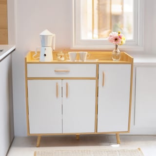 Foto 4 | Mueble Credenza Ilios Innova color Maple y Blanco Recibidor
