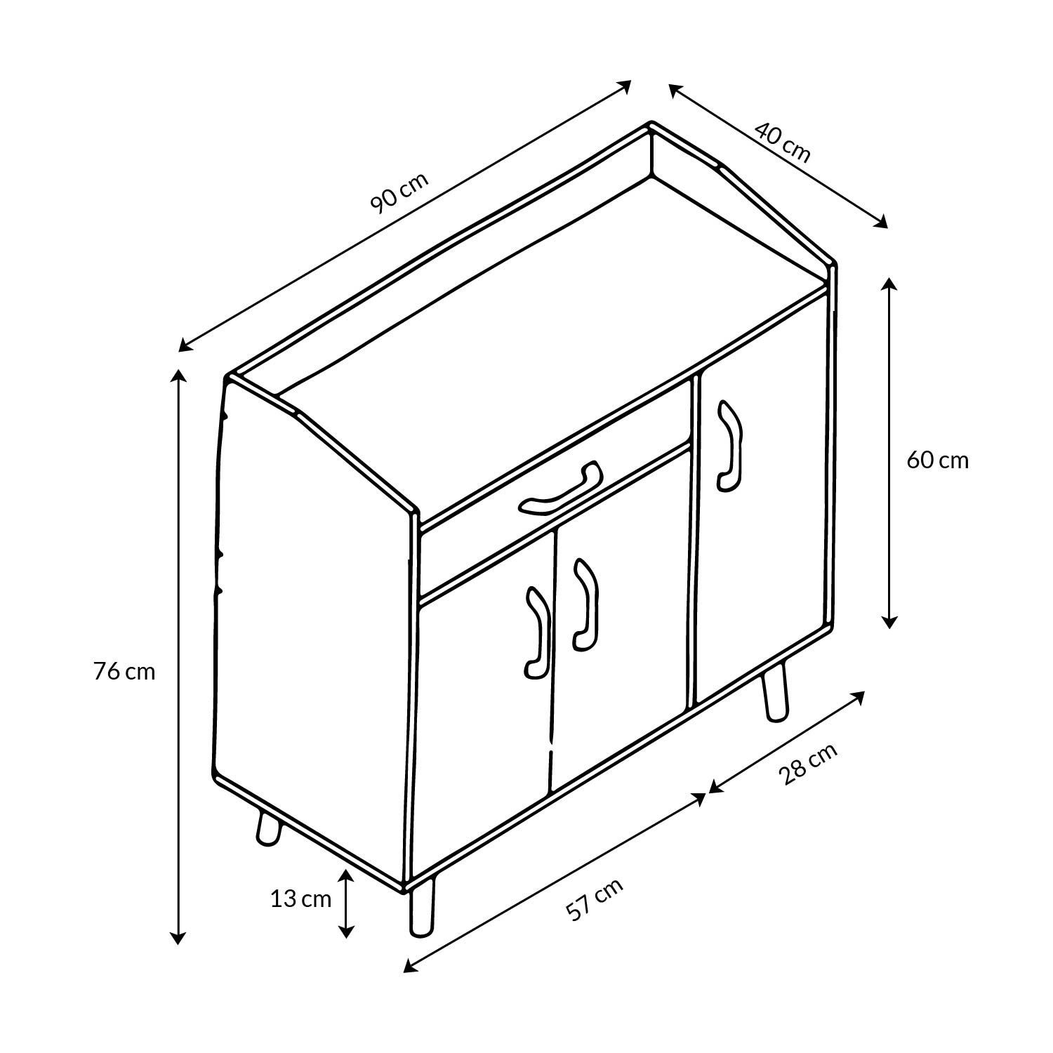 Foto 9 pulgar | Mueble Organizador Iliosinnova Blanco