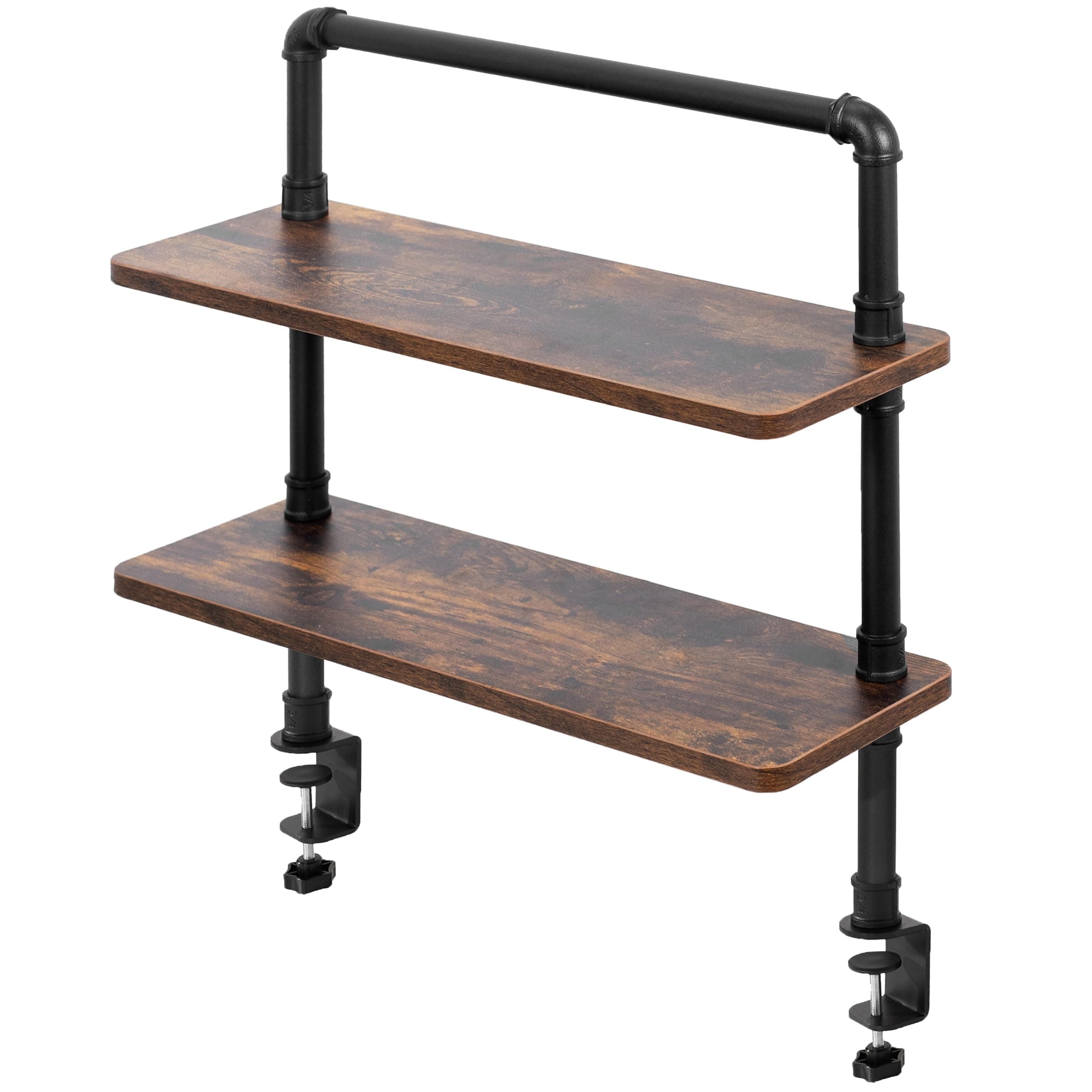 Estantería De Sobremesa Vivo Clamp-on Premium Industrial Pipe De 60 Cm - Venta Internacional. $2,398