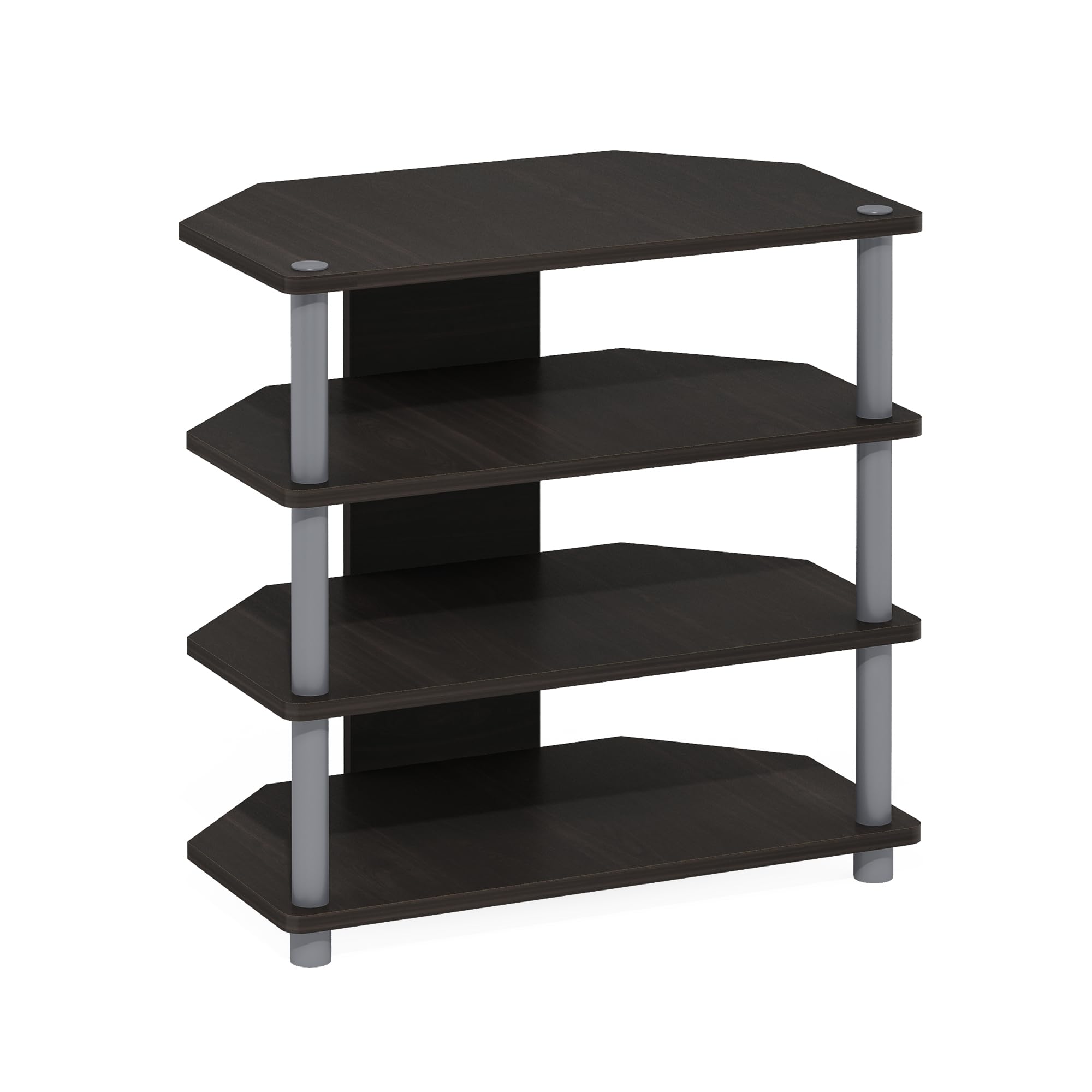 Centro de Entretenimiento Furinno Turn-n-tube 4 Niveles Gris - Venta Internacional