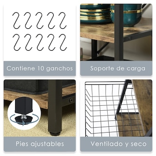 Foto 5 | Mueble Organizador Furniturer Café