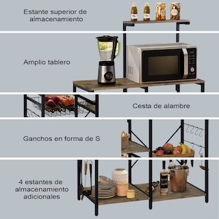 Foto 6 | Mueble Organizador Furniturer Café
