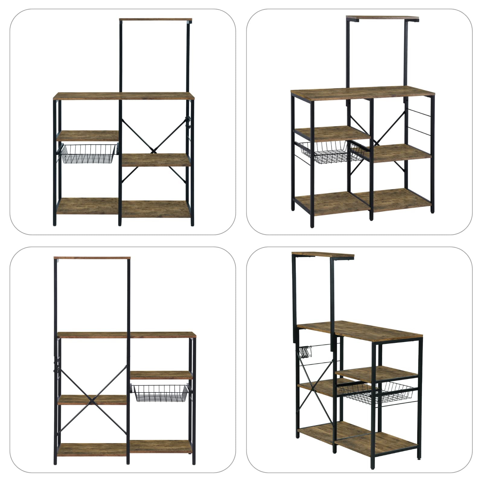 Foto 8 pulgar | Mueble Organizador Furniturer Café
