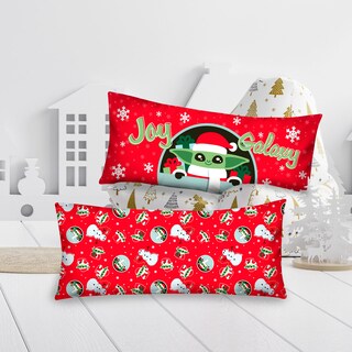 Foto 3 | Almohada Navideña Súper Jumbo Providencia Mandalorian Santa Nave color Rojo
