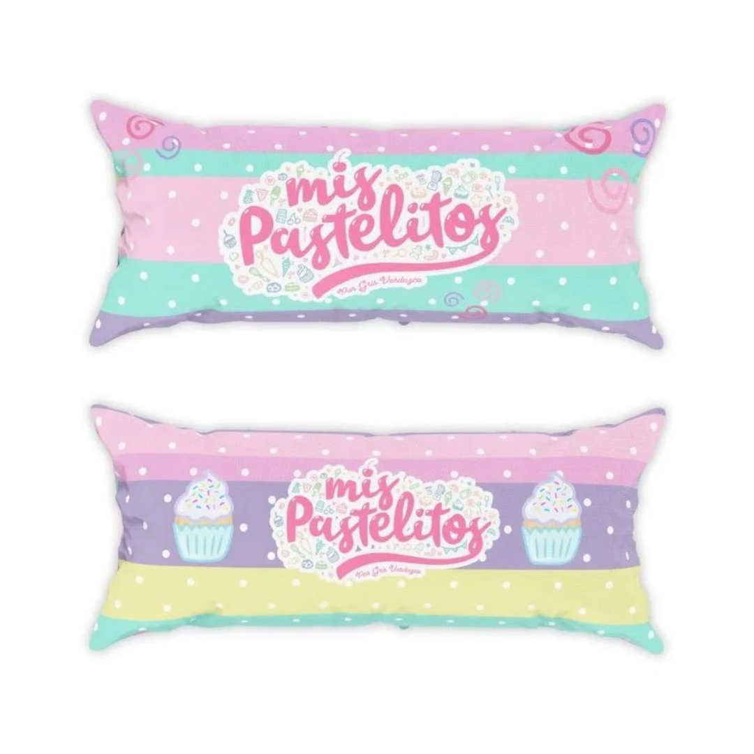 Almohada Súper Jumbo Mis Pastelitos Colores