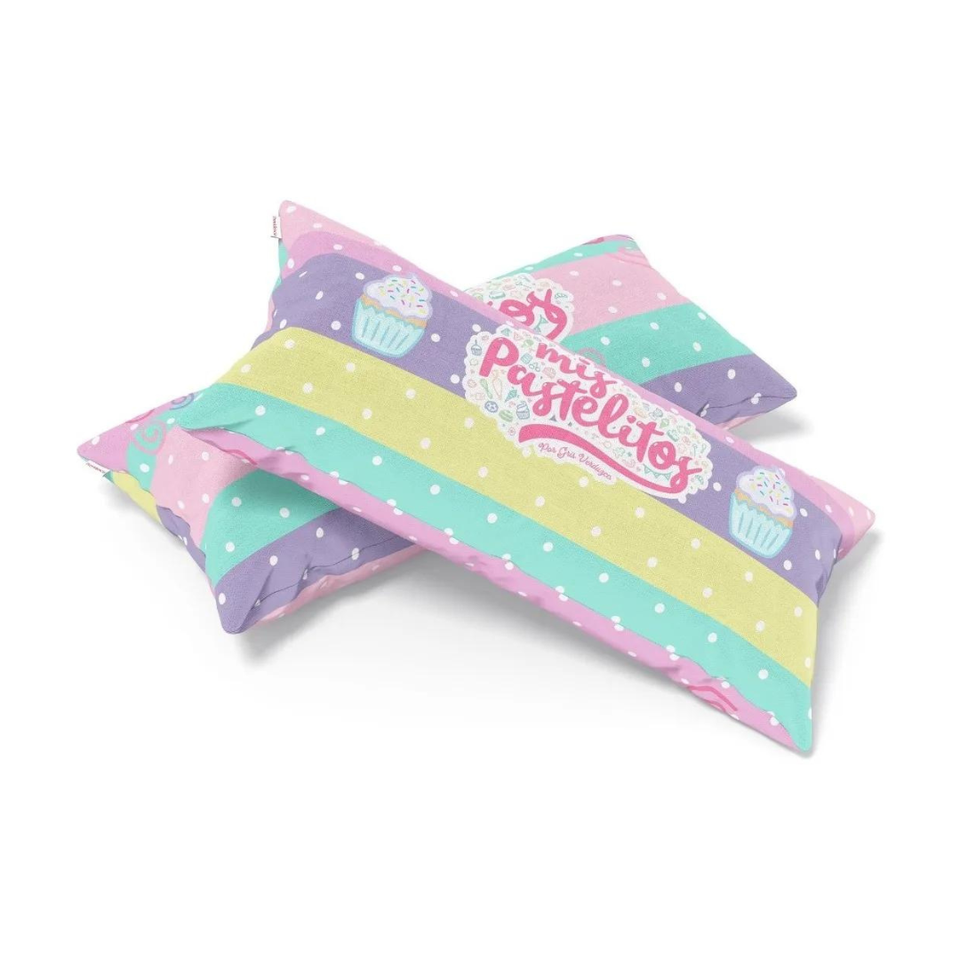 Foto 4 pulgar | Almohada Súper Jumbo Mis Pastelitos Colores