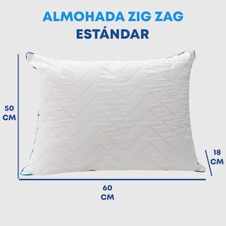 Foto 3 | Almohada Estándar Para Dormir Lunics