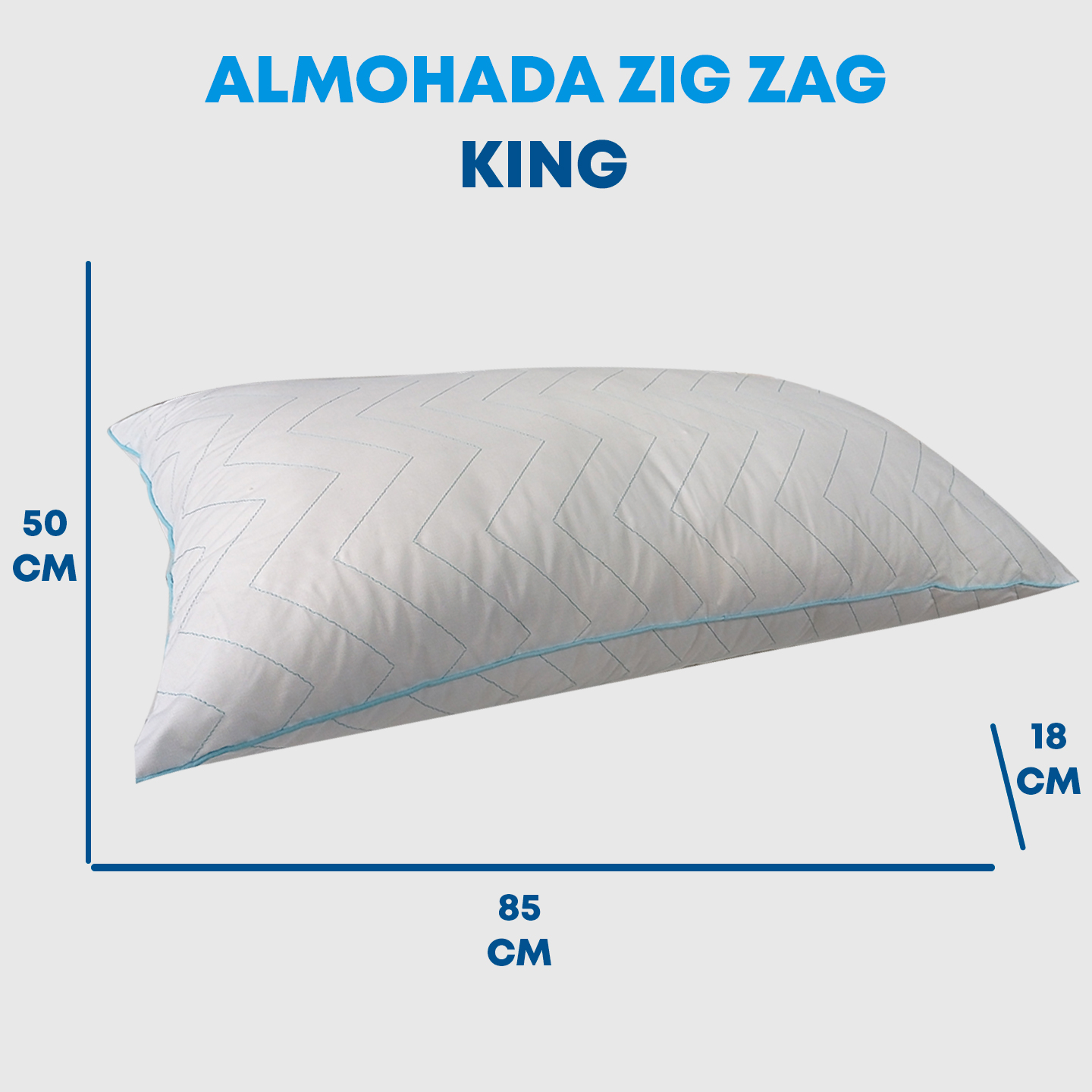 Foto 4 pulgar | Almohada King Size Para Dormir Lunics