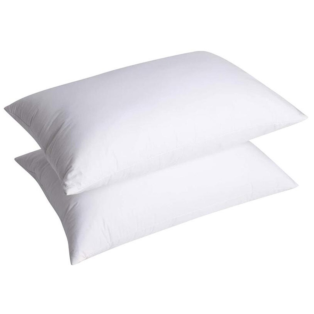 Set 2 Almohadas Sensación Pluma Ganso Con Cierre Kyuden Home