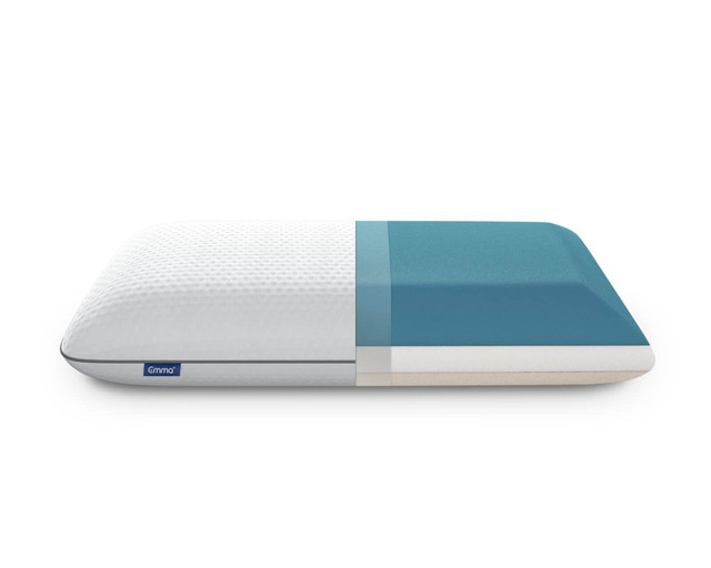 Almohada Ajustable Emma Memory Adapt color Blanco 80 x 40 cm