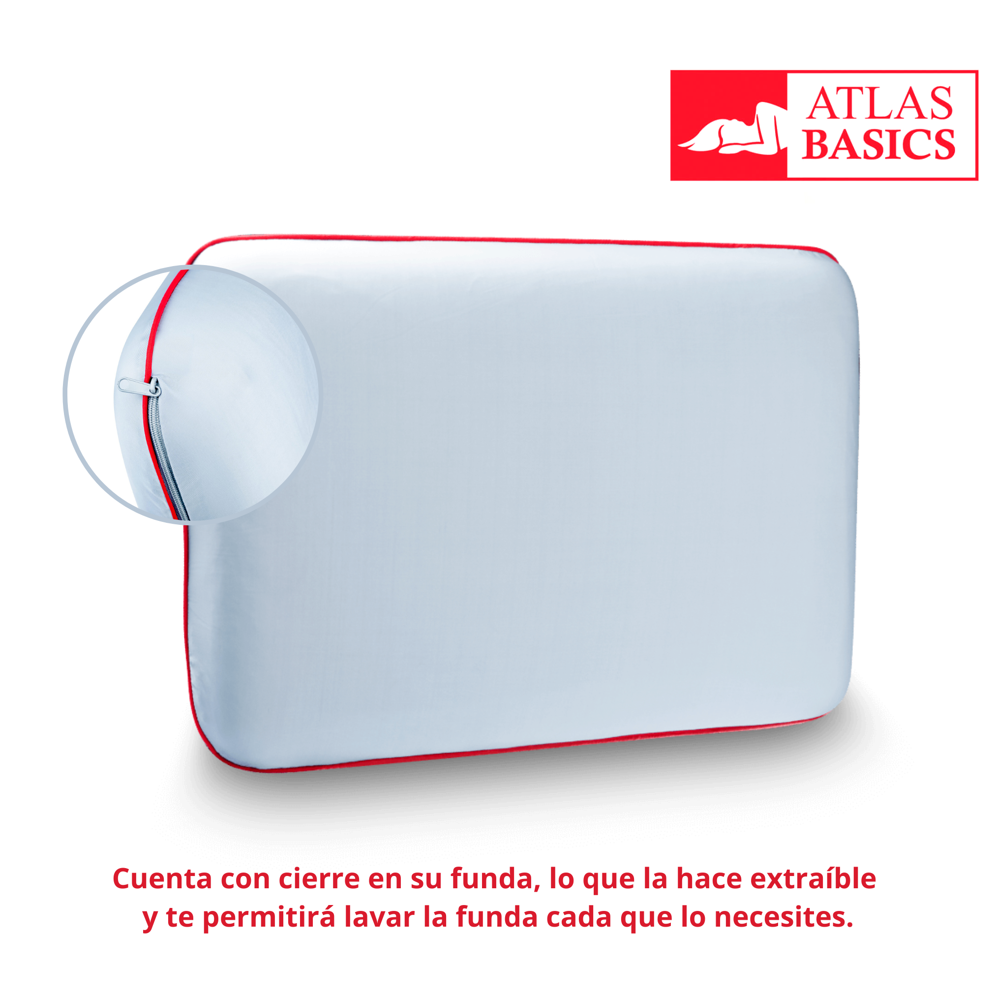 Foto 4 pulgar | Almohada Atlas Night Fresh con Espuma Termosensible 2 Piezas