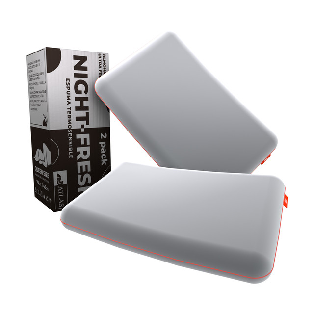 Almohada Atlas Night Fresh con Espuma Termosensible 2 Piezas