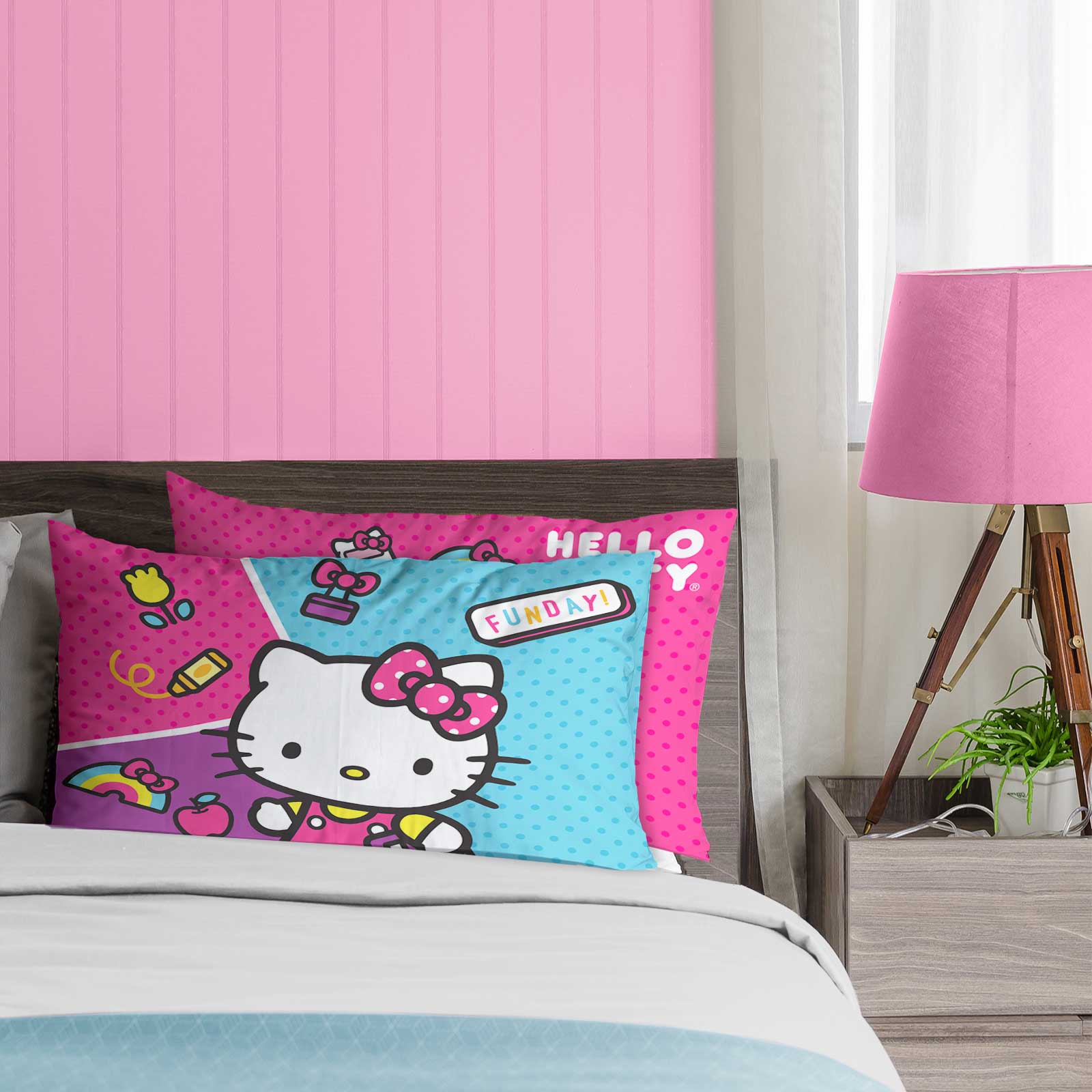 Foto 4 pulgar | Almohada 70x50cm Providencia Hello Kitty Funday