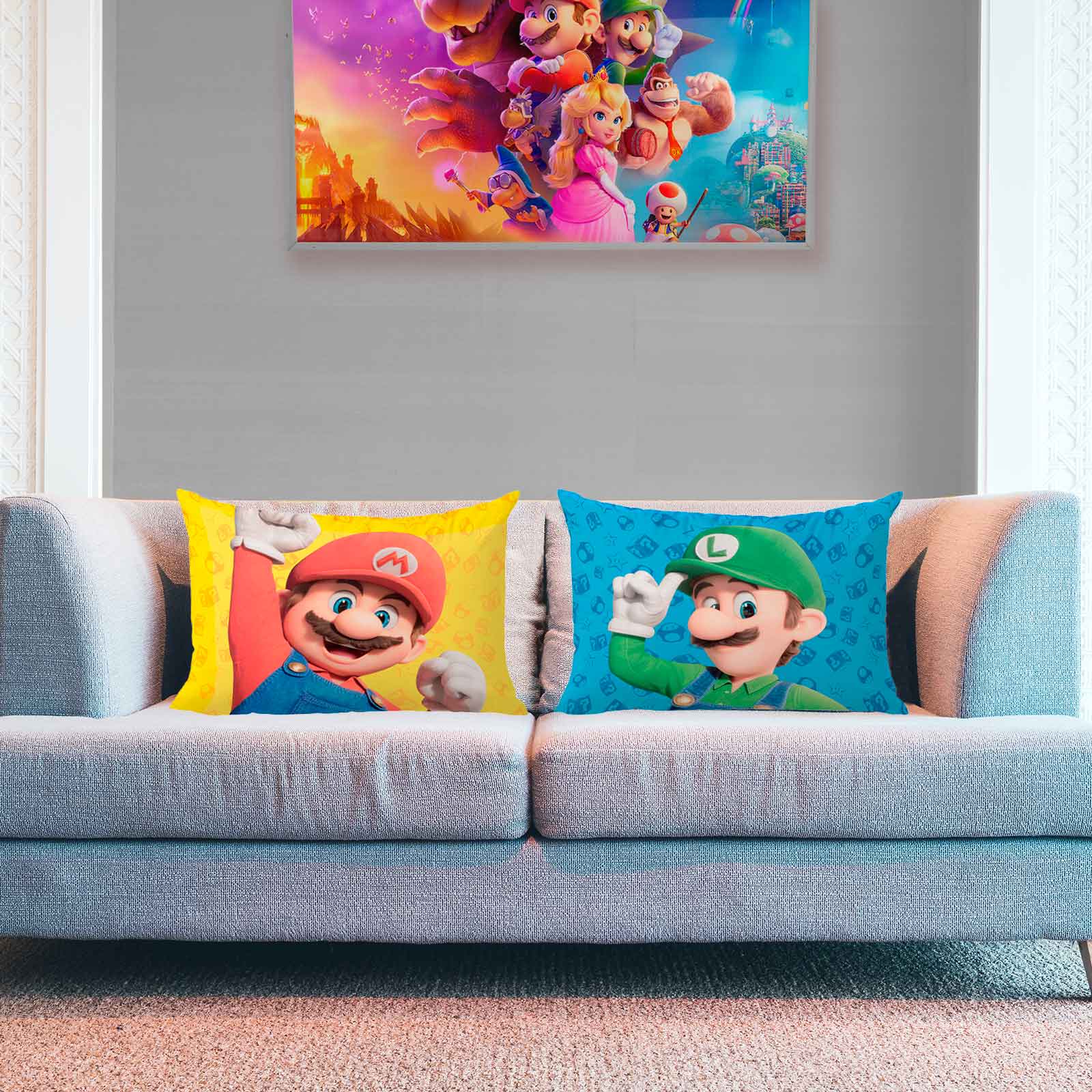 Foto 4 pulgar | Almohada Providencia Mario Bros 70 x 50 cm