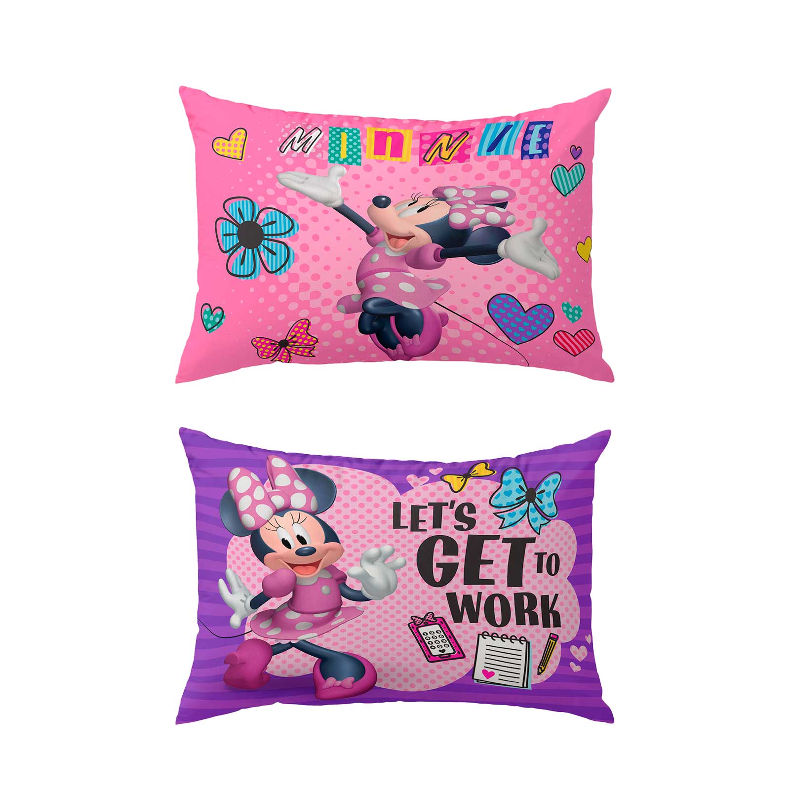 Foto 3 pulgar | Almohada Providencia Minnie Go To Work 70 x 50 cm