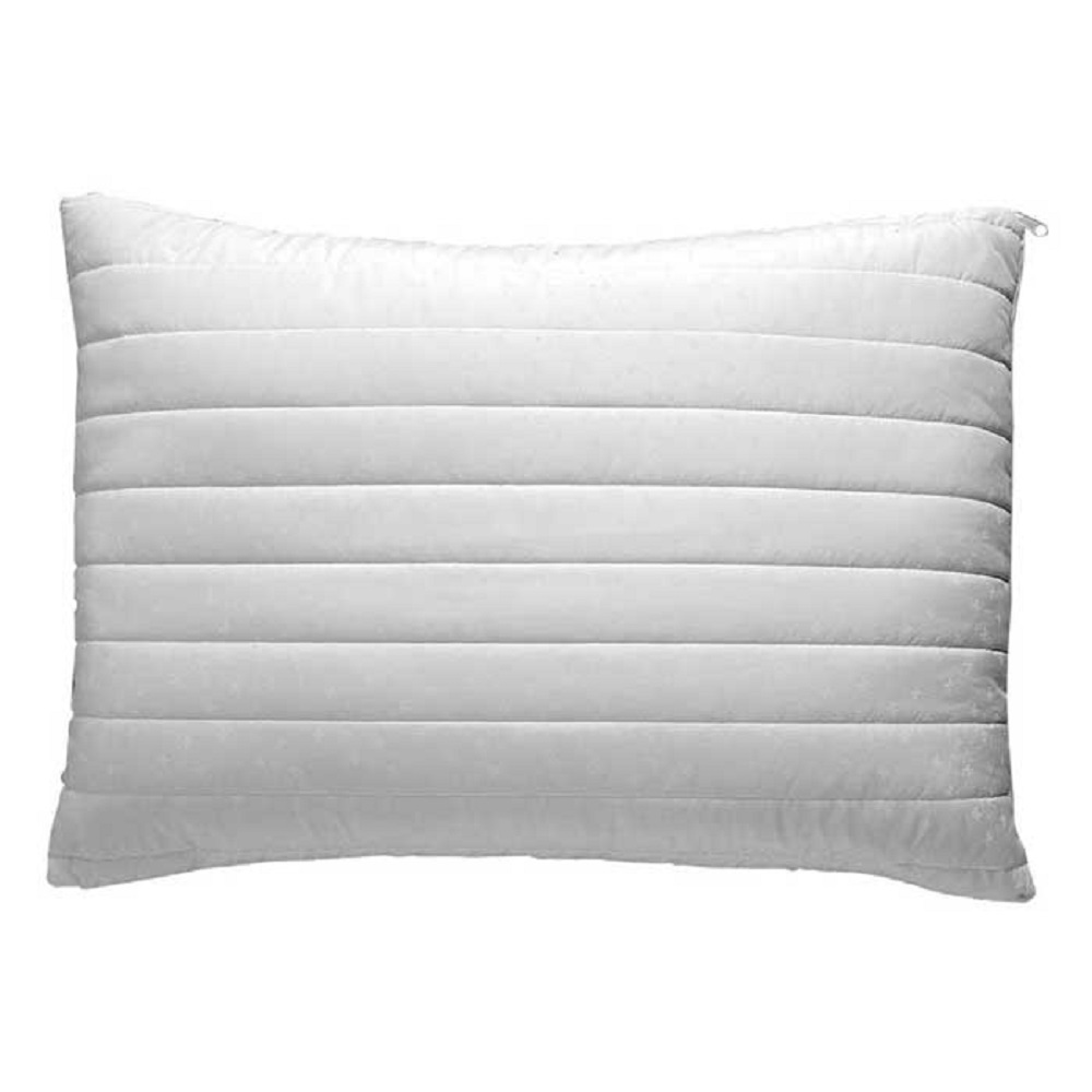 Almohada Capitonada Concord Fresh Microfibra King Blanco