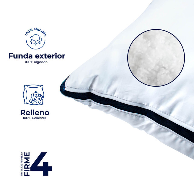 Foto 2 | Almohada Comfort Plus Firme Milenium