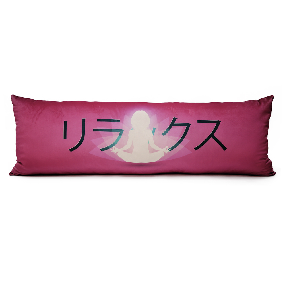 Almohada Superlarga Coprire 23HODE0353 Terciopelo Rosa