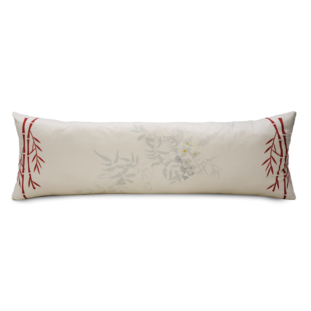 Almohada Superlarga Coprire Beige Abrazable Terciopelo