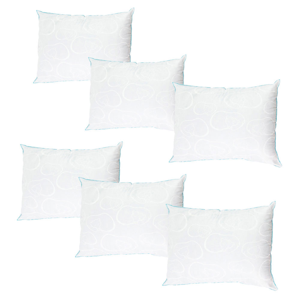 Almohadas Spring Air Osos 6 Piezas Blanco