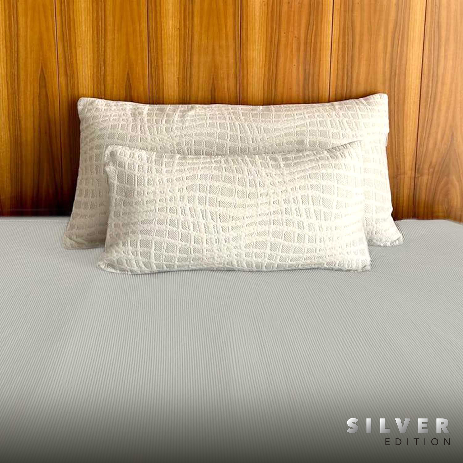 Foto 6 pulgar | Almohada Jumbo Memory Foam Silver Edition 2 Piezas