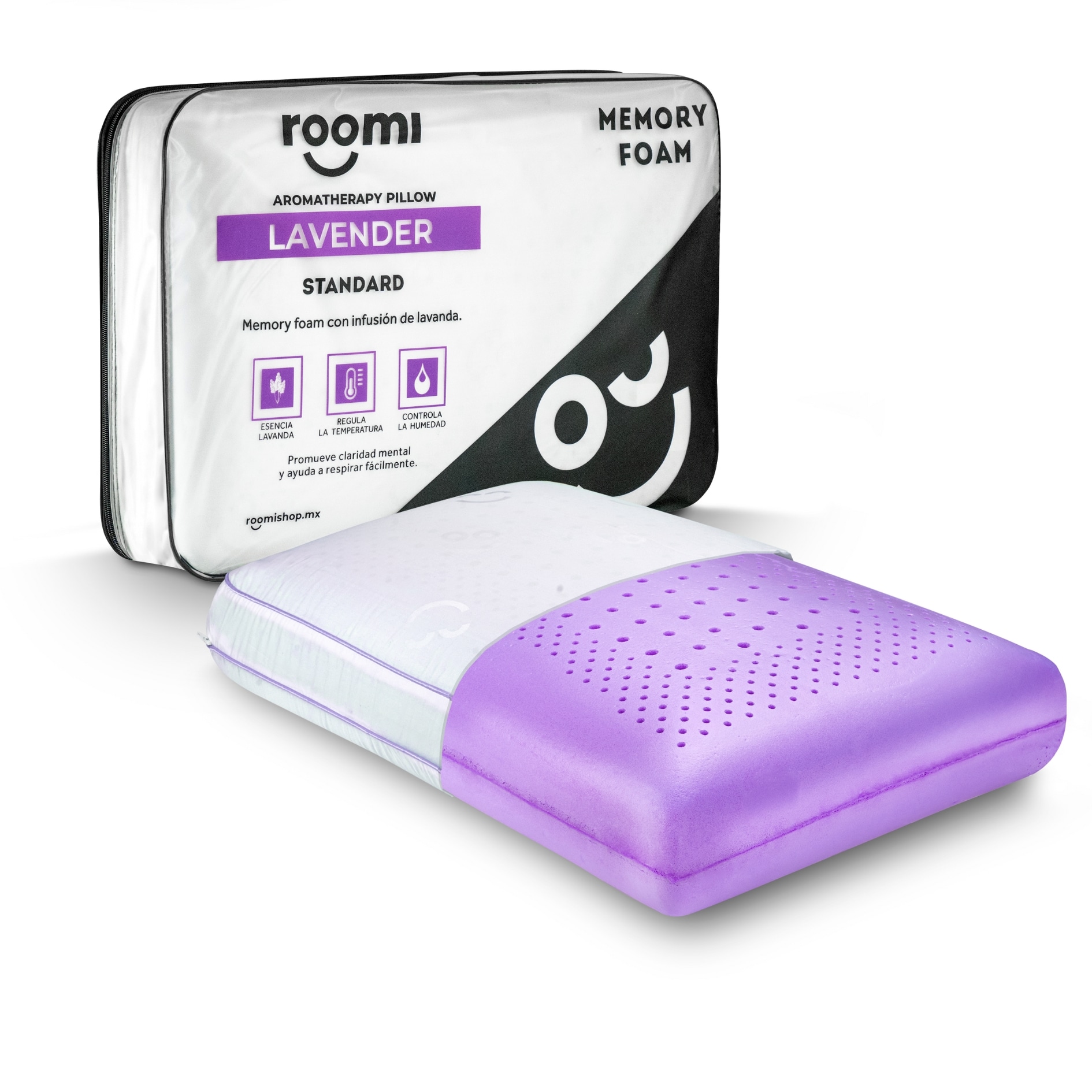 Almohada Roomi de Gel Estándar Memory Foam $1,399