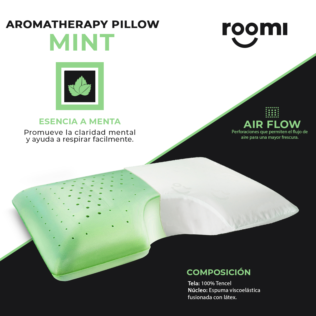 Foto 3 pulgar | Almohada Roomi de Gel Shoulder Memory Foam