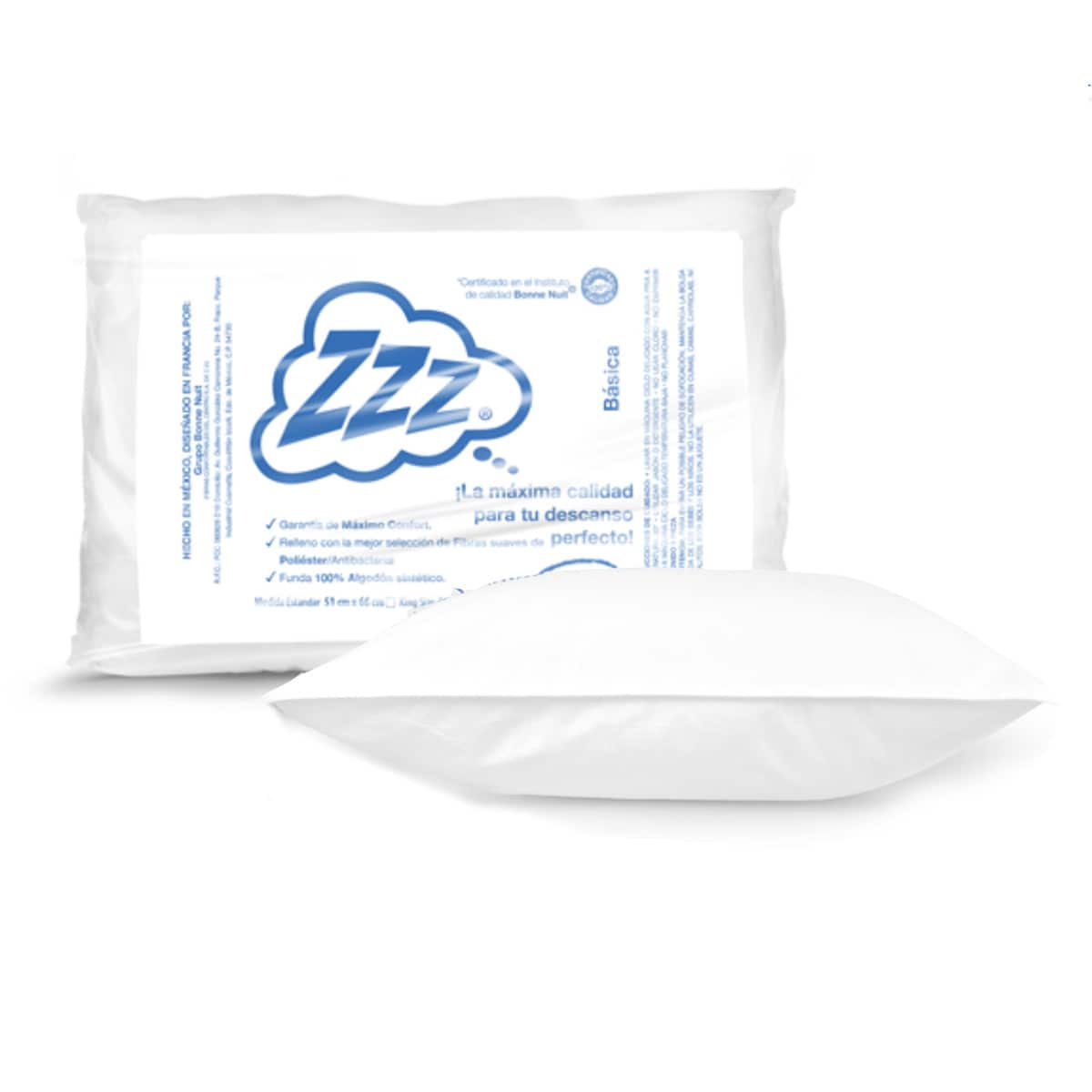 Almohada Zzz Básica Estándar $109