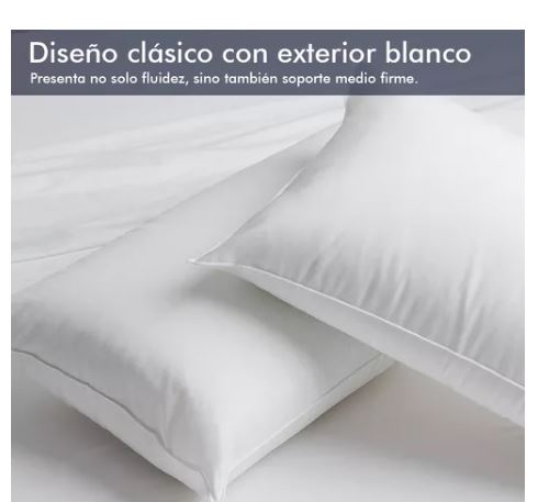 Foto 4 pulgar | Almohadas Wünd Blancas 2 Estándar Plus + 2 King Size