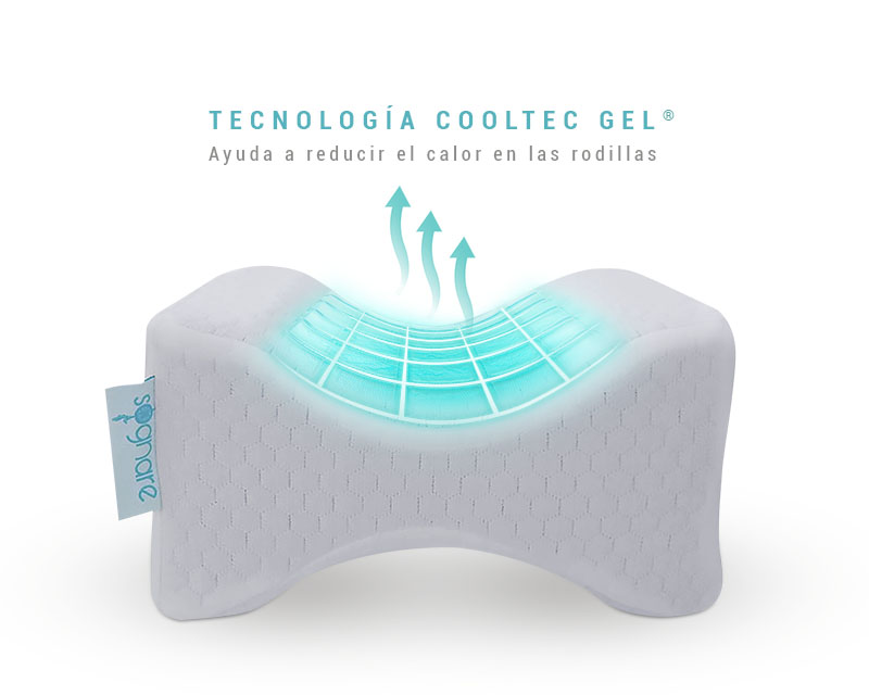 Foto 3 | Almohada Orthopedic Memory Foam y Placas de Gel Sognare