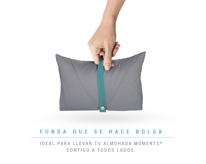 Foto 5 pulgar | Almohada Sognare Moments Blanca 26 x 38 cm con Funda