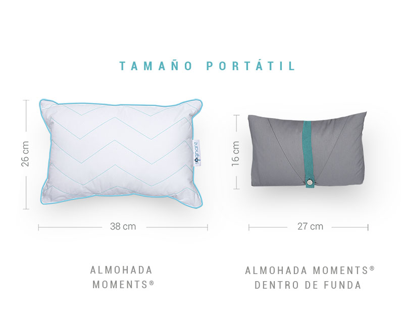 Foto 6 pulgar | Almohada Sognare Moments Blanca 26 x 38 cm con Funda