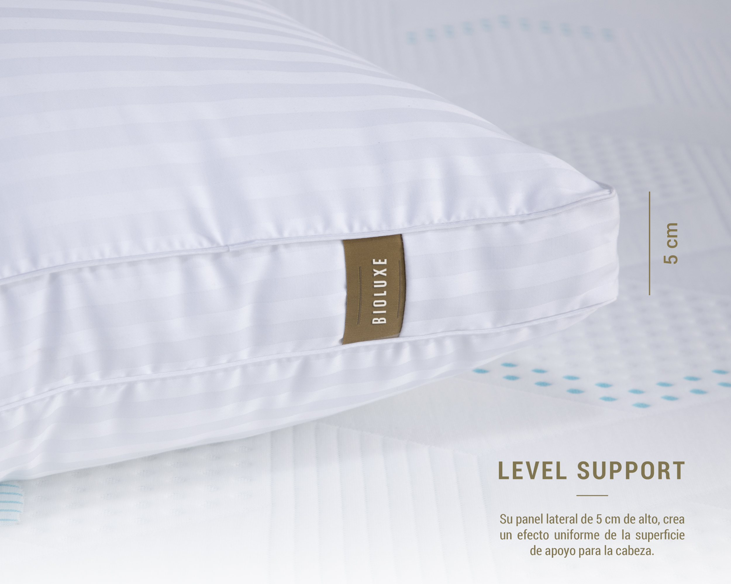 Foto 5 | Almohada Sognare Collezione King Size Relleno Firme de Fibras de Eucalipto Y Bambú Certificación Hotel Boutique