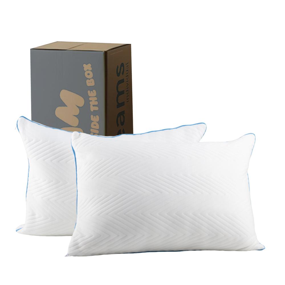 Almohada Memory Foam 2 Pzas Queen Colordreams