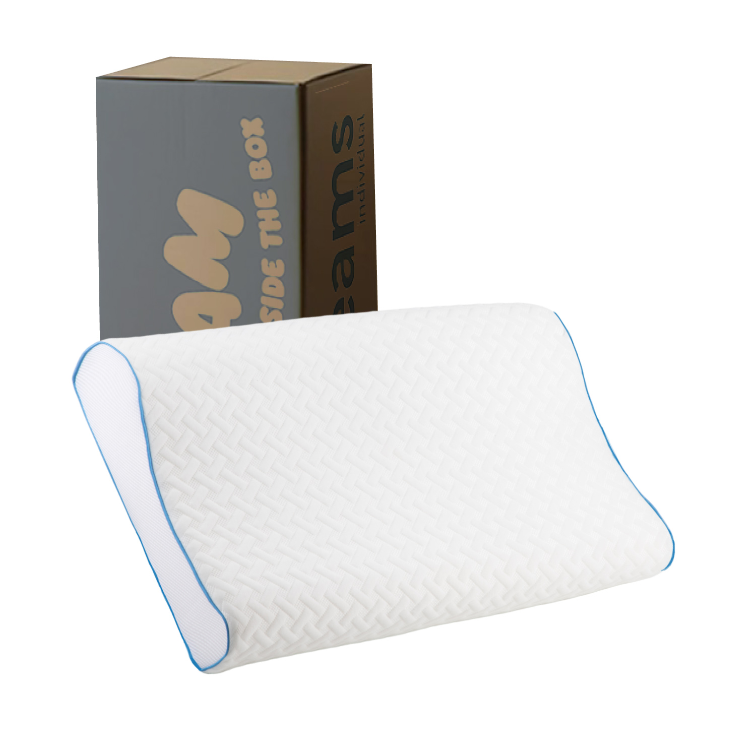 Foto 1 | Almohada Ortopédica Cervical Memory Foam Viscoelástica Suave