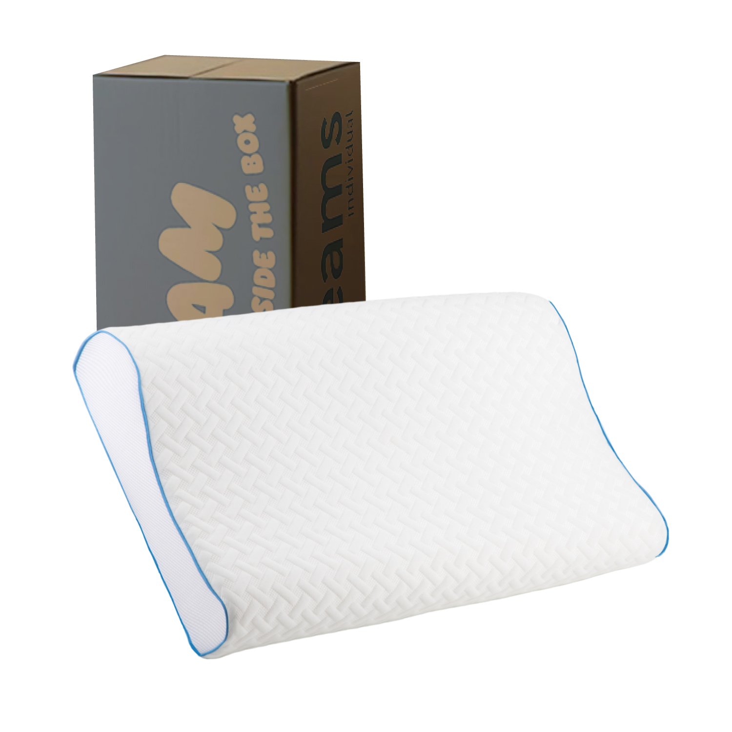 Almohada Ortopédica Cervical Memory Foam Viscoelástica King