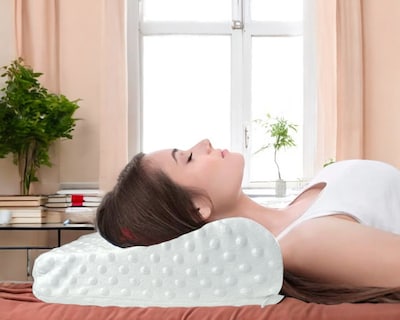 Foto 6 | Almohada Cervical Para Descanso Lunics Tela Minky Color Blanco
