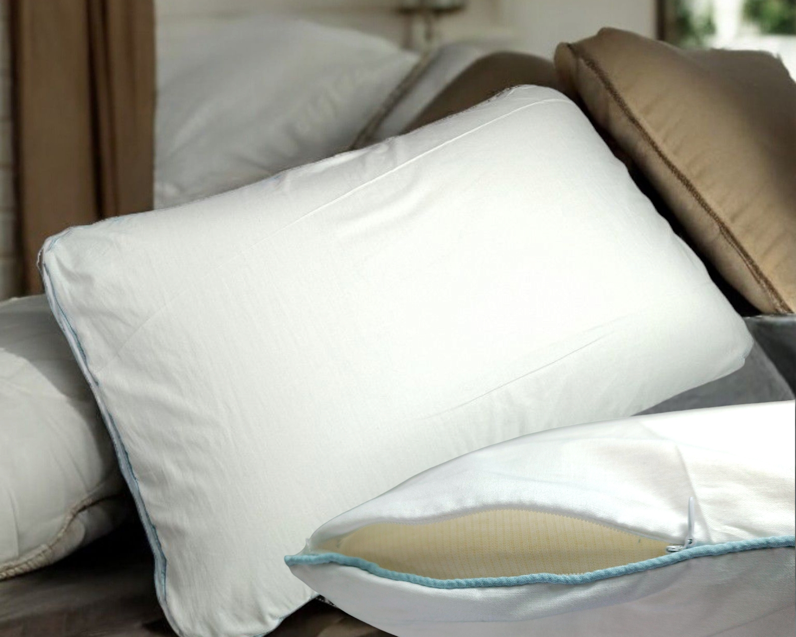 Foto 5 | Almohada Memory Foam Estandar Lunics  Color Blanco