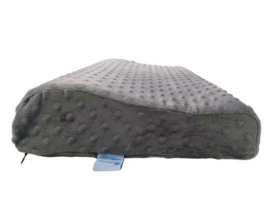 Foto 2 | Almohada Cervical Para Descanso Lunics Tela Minky Color Gris Oxford