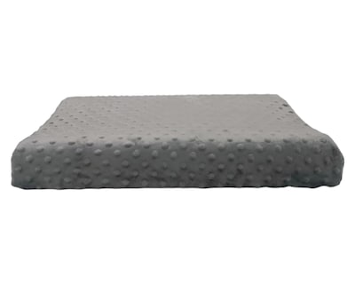 Foto 3 | Almohada Cervical Para Descanso Lunics Tela Minky Color Gris Oxford