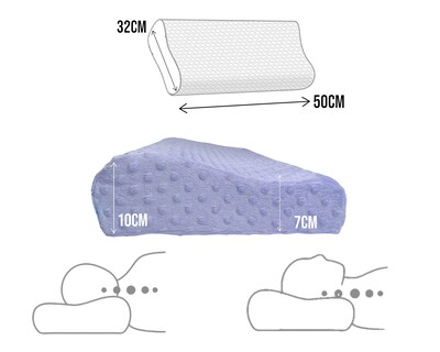 Foto 5 | Almohada Cervical Para Descanso Lunics Tela Minky Color Lila