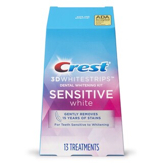 Foto 1 | Kit De Tiras Blanqueadoras De Dientes Crest 3d Whitestrips Sensitive - Venta Internacional.
